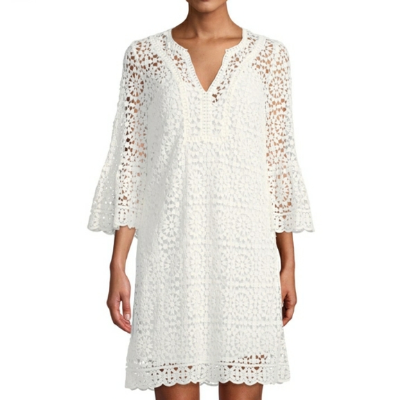 kate spade Dresses & Skirts - Kate spade Vneck crochet bell sleeve dress